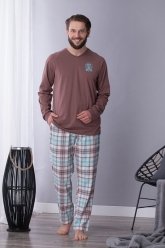 

	Пижама мужская со штанами Асс
	
 Пижама для мужчин Флоранж