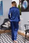 Синяя классическая пижама Mia-Mia
