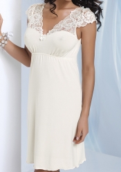 

	Красивая женская сорочка Diana белая
	
 Одежда для дома Донна Флоранж
