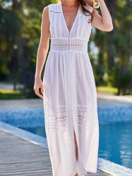 

	Белое пляжное платье длинное Аргентина
	
 Аргентина Флоранж