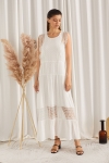Белое платье Сандра LAETE