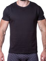 

	Черная футболка для мужчин Alex
	
 Alex Флоранж