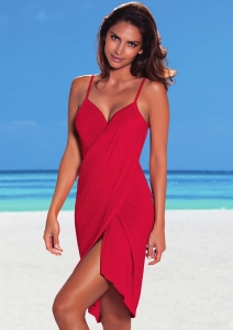 

	Платье пляжное красное 
	
 Fromia Флоранж