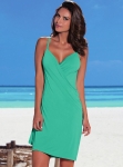 Платье пляжное бирюзовое